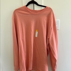 Carhartt Pink Long Sleeve Tee Relaxed Fit